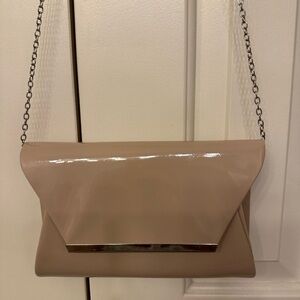 SALE‼️Lulu Townsend Beige Chain Strap Clutch